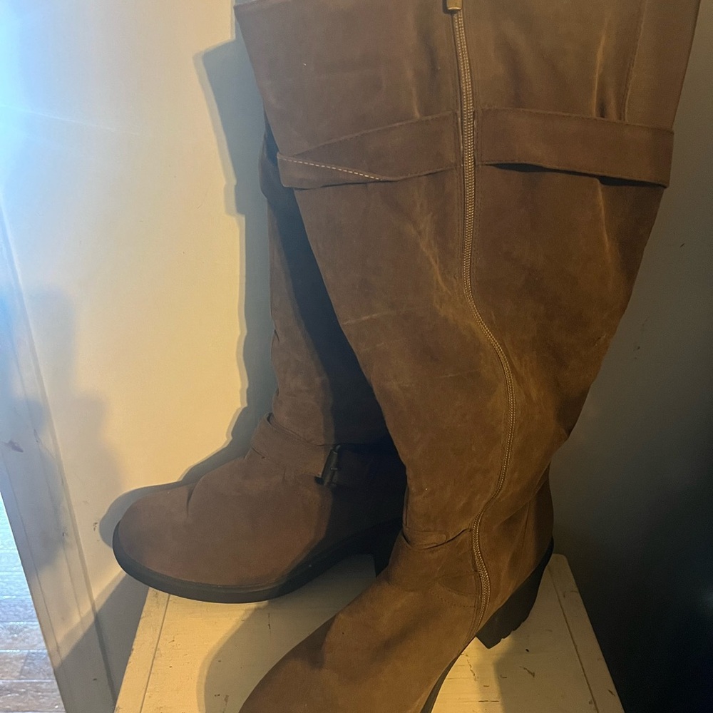 Chic Brown Over the Knee Boots